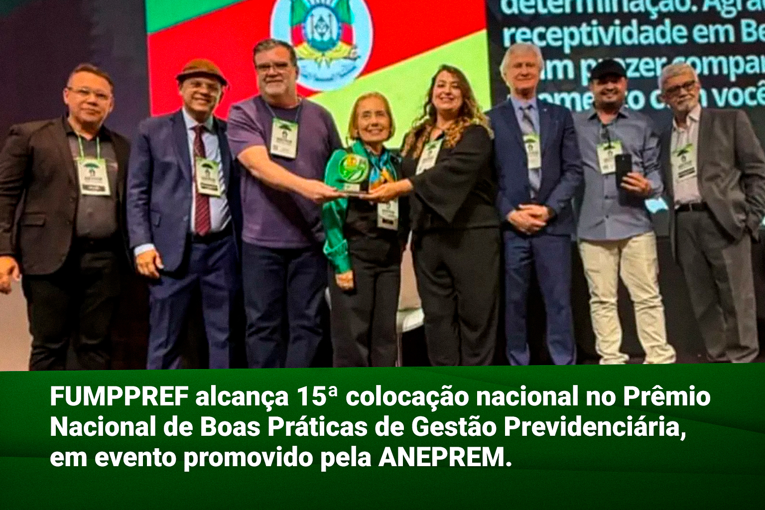 FUMPREF alcança 15ª colocação nacional no Prêmio Nacional de Boas Práticas de Gestão Previdenciária.